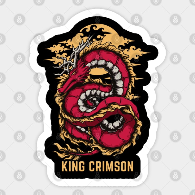 Flying Dragon King Crimson Sticker by Teropong Kota